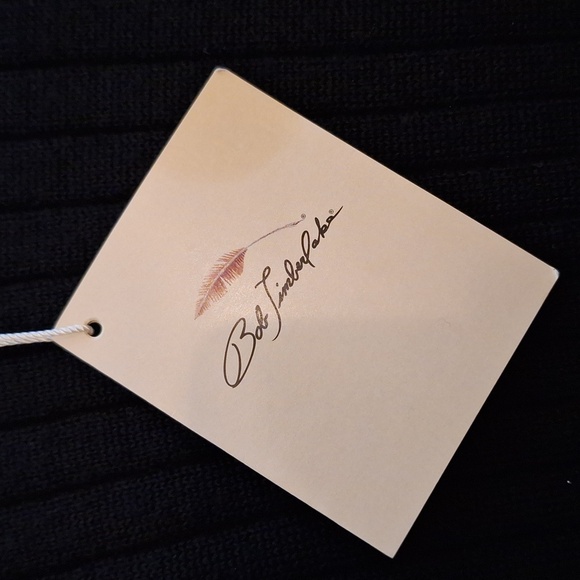 Bob Timberlake Signature Collection men's sweater 1/4 zip black size large lined - Picture 3 of 14